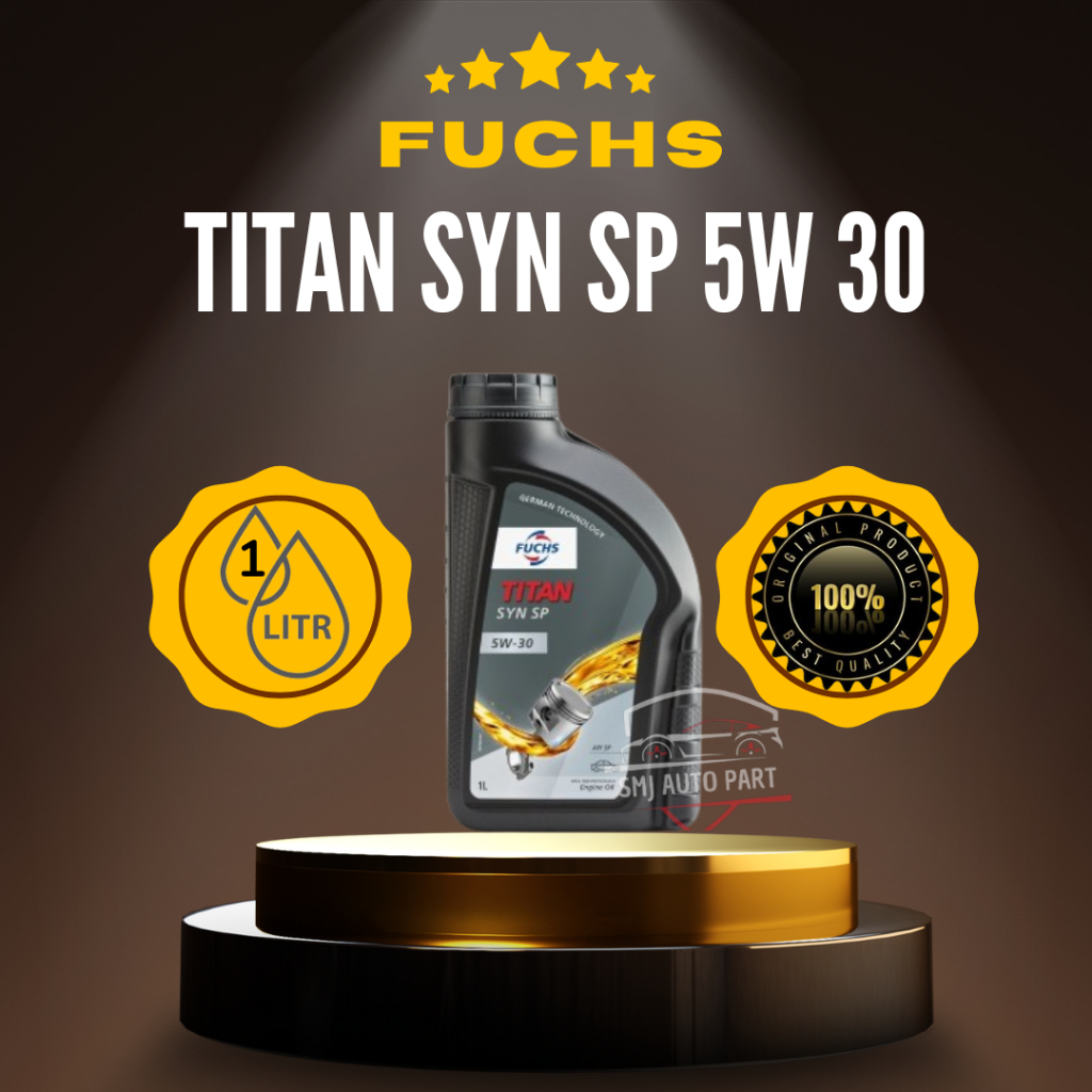 Jual FUCHS TITAN SYN SP 5W 30 FULLY SYNTHETIC ENGINE OLI 1L Shopee