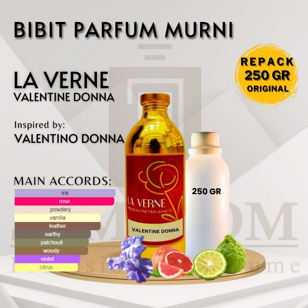 Jual BIBIT PARFUM MURNI LA VERNE VALENTINE DONA Inspired VALENTINO