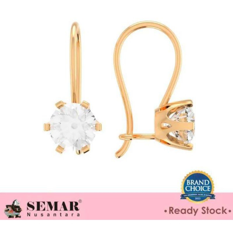 Jual Anting Emas Desi Batu Gold 10K Semar Nusantara Shopee Indonesia