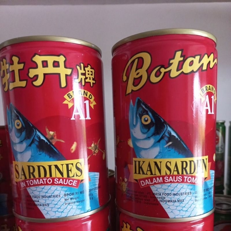 Jual Botan Ikan Sarden Saus Tomat G Shopee Indonesia