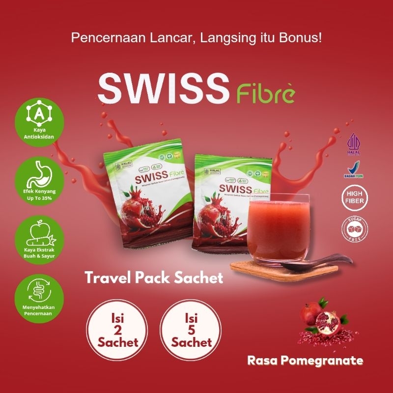 Jual Swiss Fibre Travel Pack Sachet Cobain Dulu Shopee Indonesia