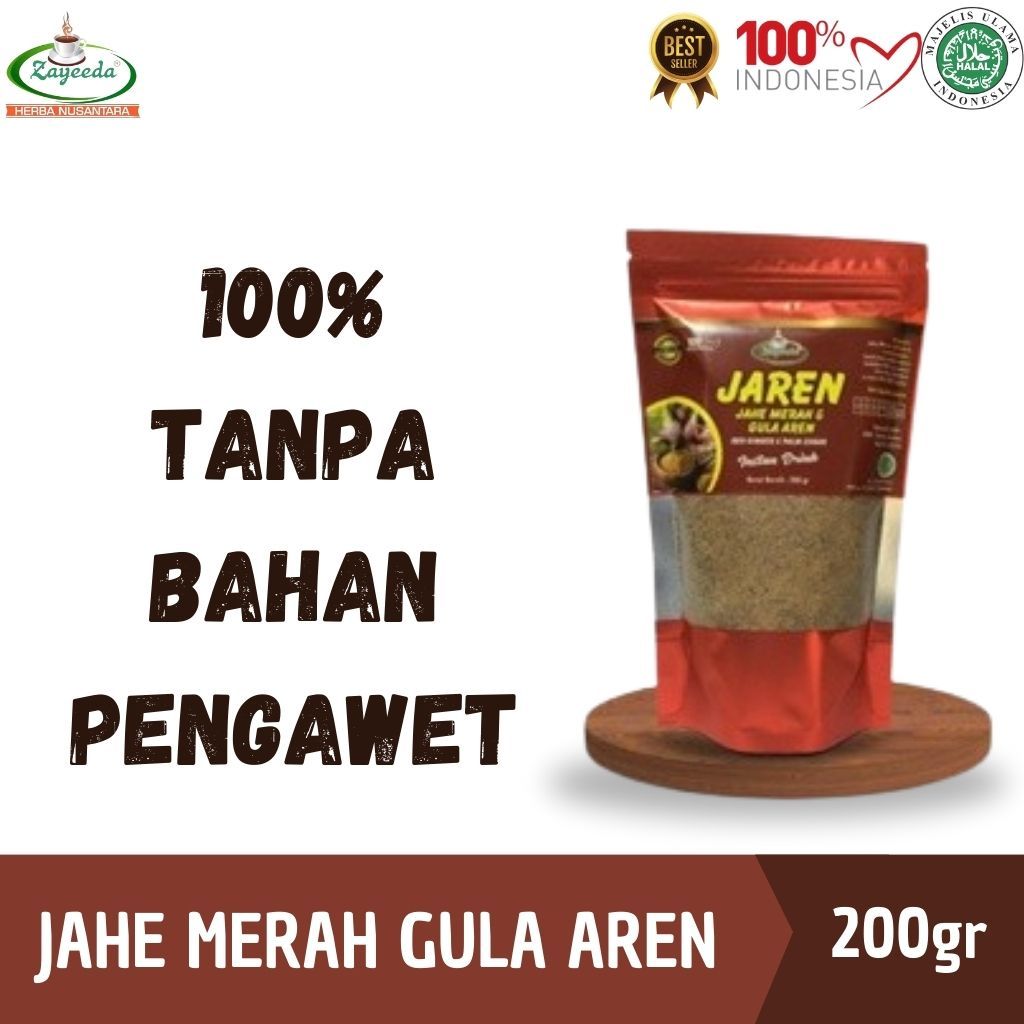 Jual Jaren Jahe Merah Bubuk Gula Aren Original Bubuk Super