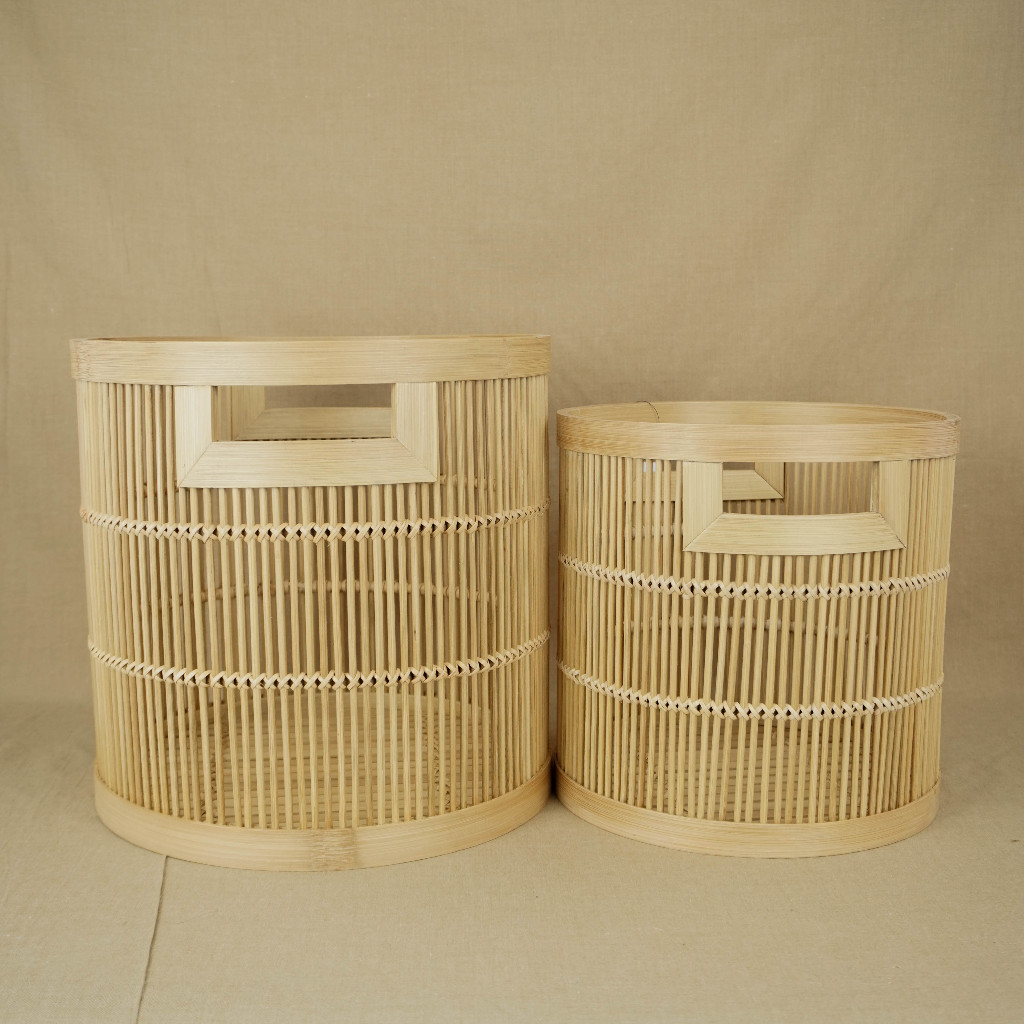 Jual Jalin Alam Calla Bamboo Basket Keranjang Bambu Bamboo Planter