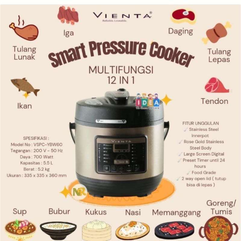 Jual Smart Pressure Cookerv Vienta Shopee Indonesia