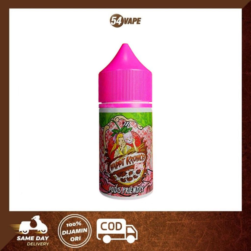 Jual Happi Krunch Pink Strawberry Pods Friendly Ml Shopee Indonesia