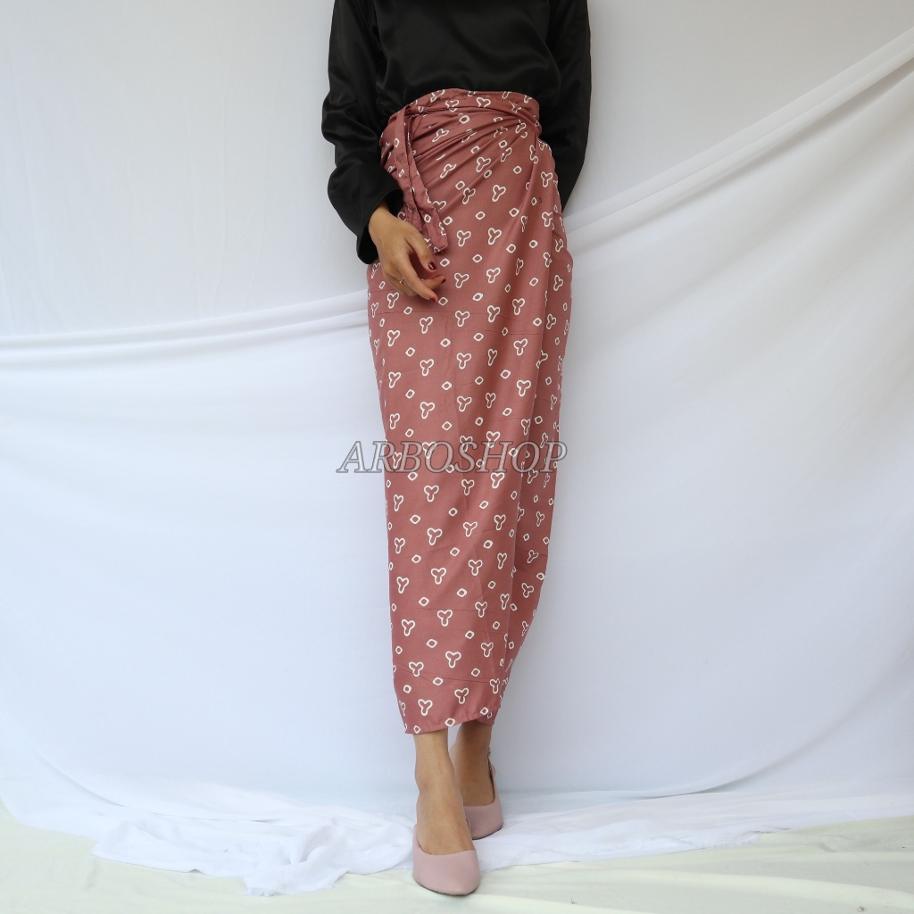 Jual Rok Lilit Wrap Skirt Batik Jumputan Arbo Shop Shopee Indonesia