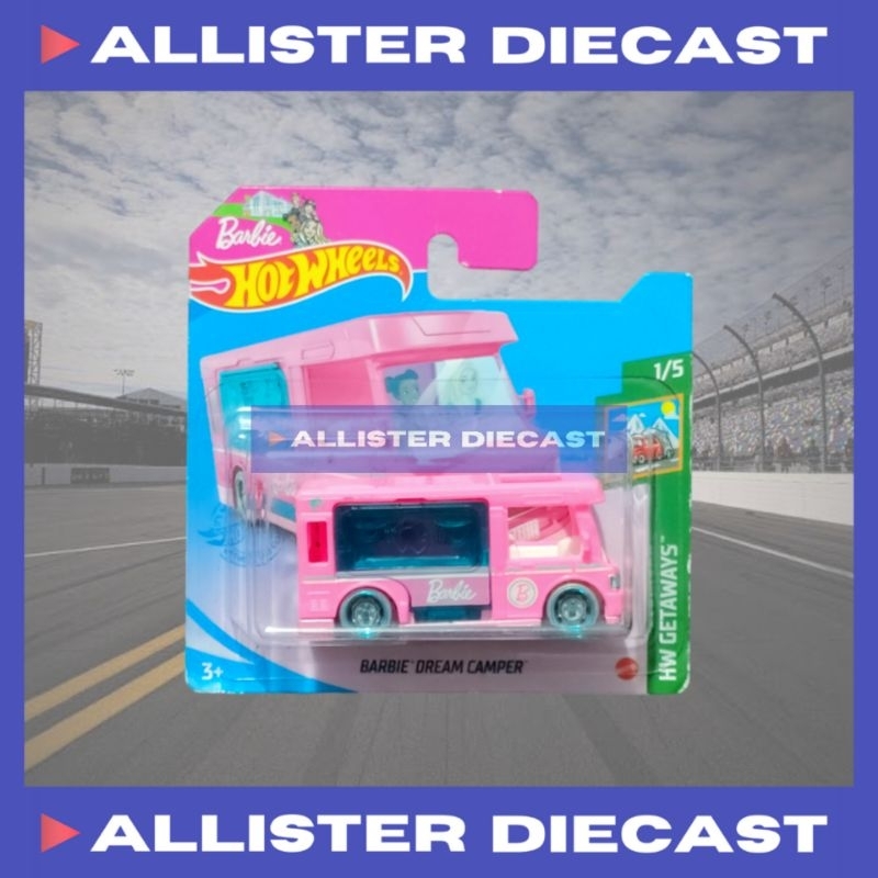 Jual Hot Wheels Barbie Dream Camper Shortcard Hot Wheels Barbie Dream