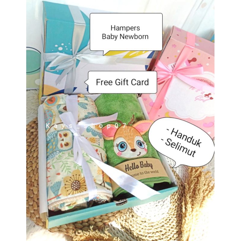 Jual Promo Hampers Bayi Kado Hadiah Bayi Newborn Selimut Handuk