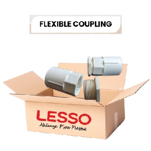 Jual Lesso Pvc Conduit Flexible Coupling Mur Shock Sambungan Pipa