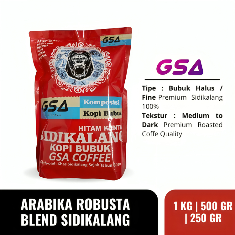 Jual Gsa Coffee Kopi Arabica Sidikalang Kg Original Arabika Super