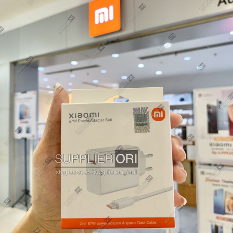 Jual Charger Xiaomi W Original Fast Charging Type C Shopee