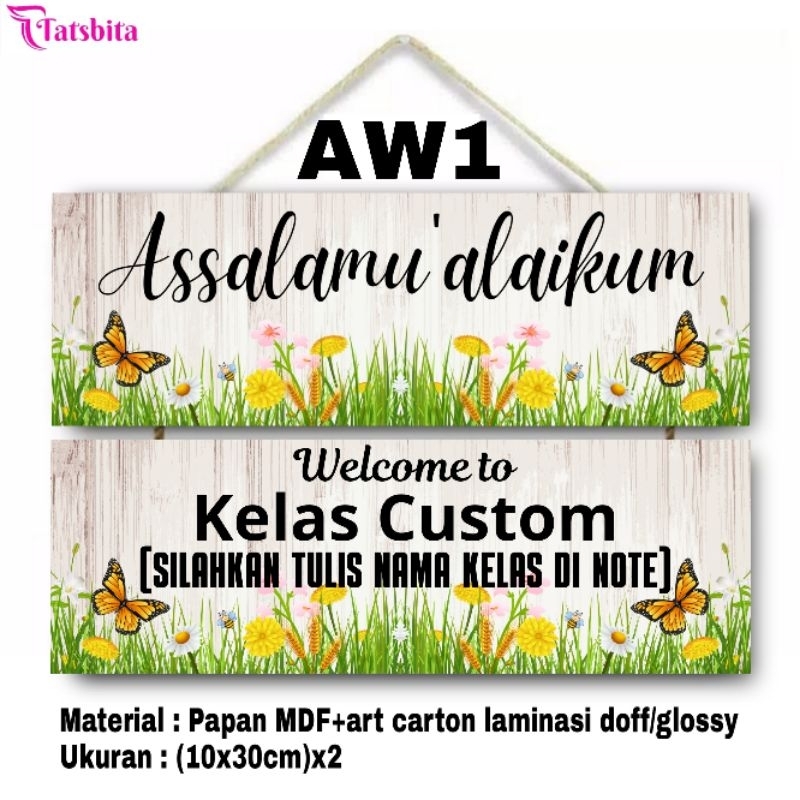 Jual Tatsbita Pajangan Hiasan Dinding Dekorasi Wall Decor Assalamu