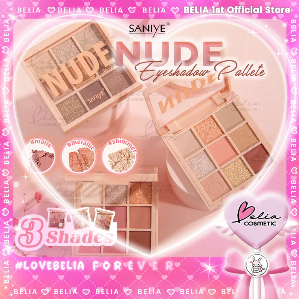 Jual Belia Saniye Nude Eye Shadow E Warna Eyeshadow Palette