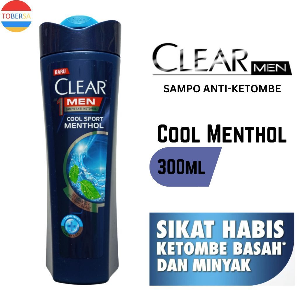 Jual Clear Men Cool Sport Menthol Shampoo Anti Ketombe 300ml Shopee