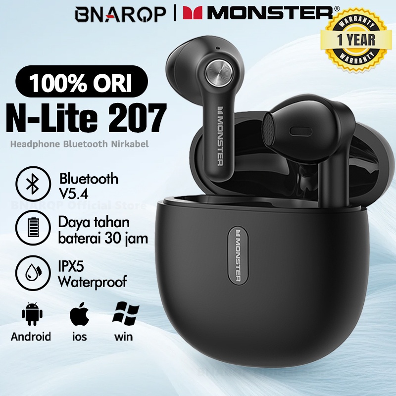 Jual Bnarqp X Monster N Lite Airlinks Headset Bluetooth V