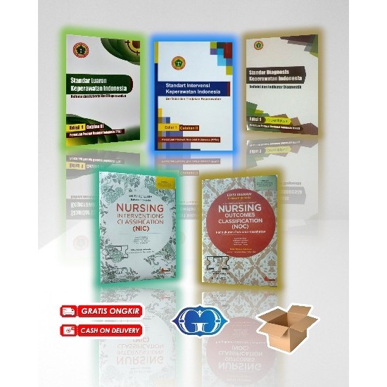 Jual PAKET 5 BUKU KEPERAWATAN SDKI SLKI SIKI NIC NOC Shopee Indonesia