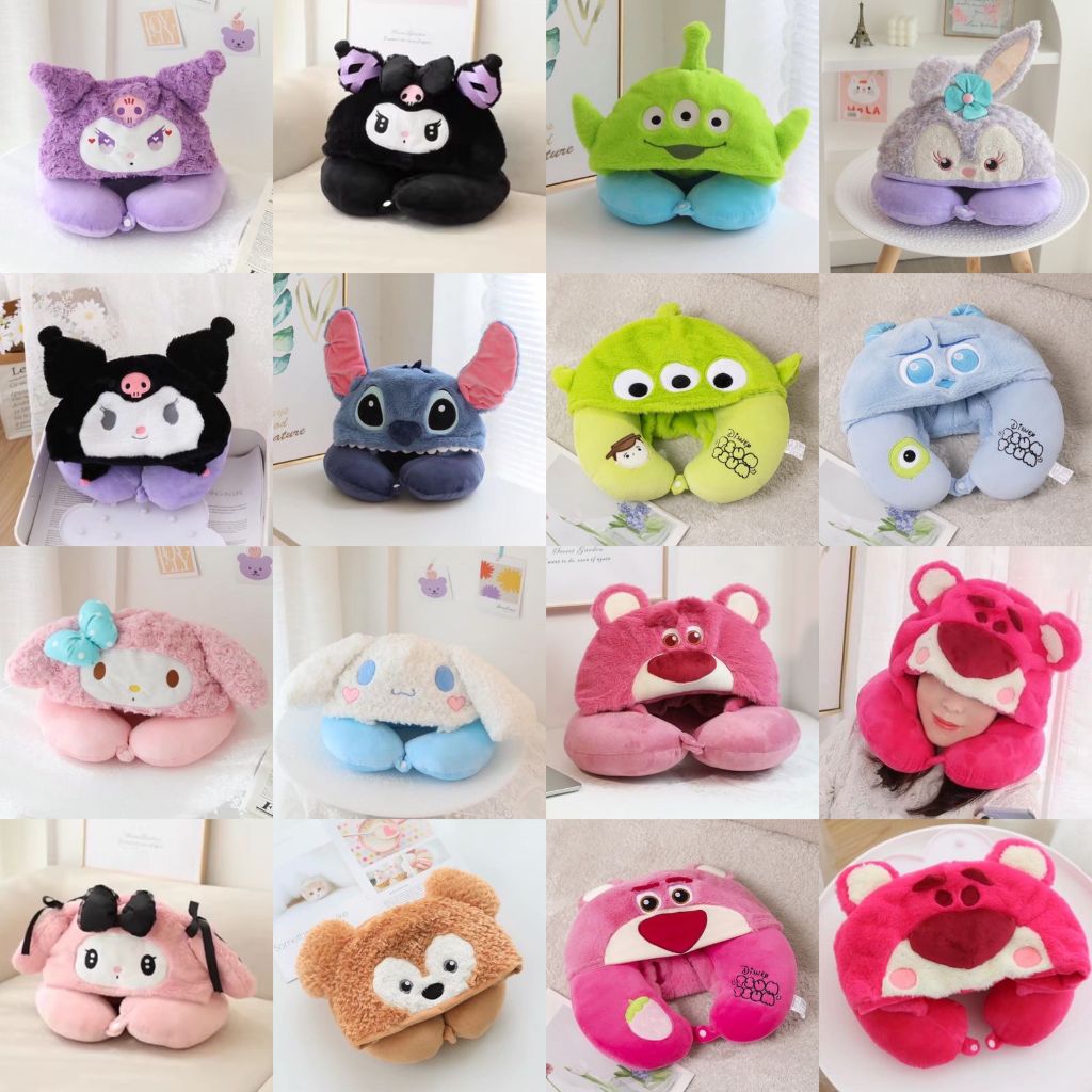 Jual Bantal Leher U Shape Pillow Neck Karakter Kartun Disney Lotso