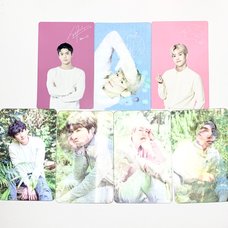 Jual Photocard Nature Republic Exo Natrep Kai Baekhyun Sehun