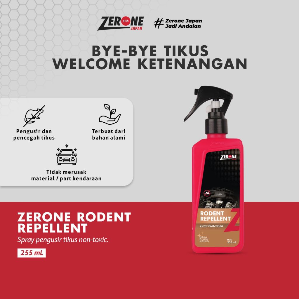 Jual Zerone Rodent Repellent Pengusir Tikus Organik Obat Pembasmi Tikus