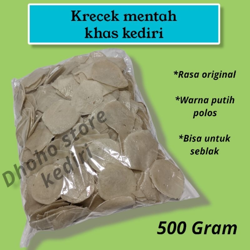 Jual Gram Krecek Mentah Bahan Seblak Krecek Krupuk Pasir Kerupuk