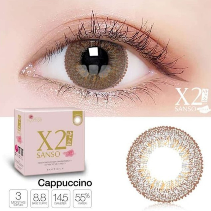 Jual Softlens X Sanso Color Normal Minus Sd Free