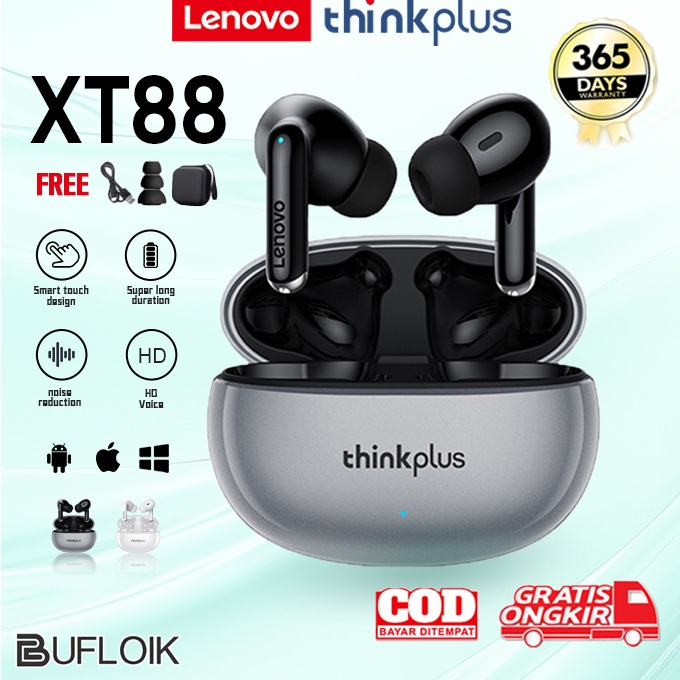 Jual Bufloik Lenovo Erazer Xt Tws Headset Bluetooth Earbuds