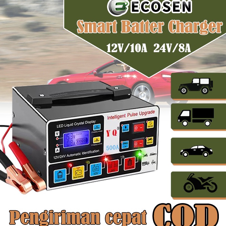 Jual Kode Q K Charger Aki Otomatis Smart Intelligent Auto Repair Mobil