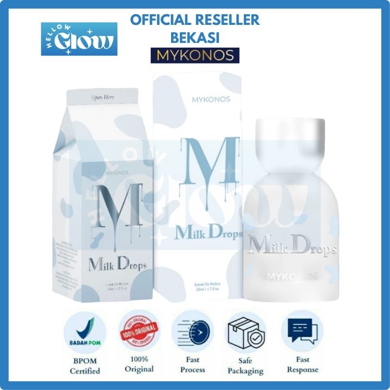 Jual FREE TESTER MYKONOS Milk Drops Extrait De Parfum 50 ML Shopee