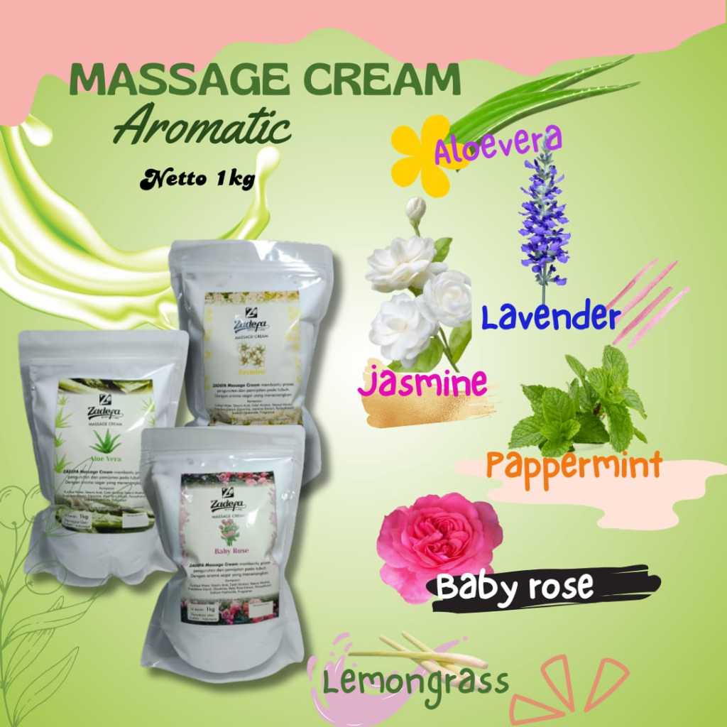 Jual Massage Cream Aromatic Krim Pijat Urut Kemasan Pouch Kg Free