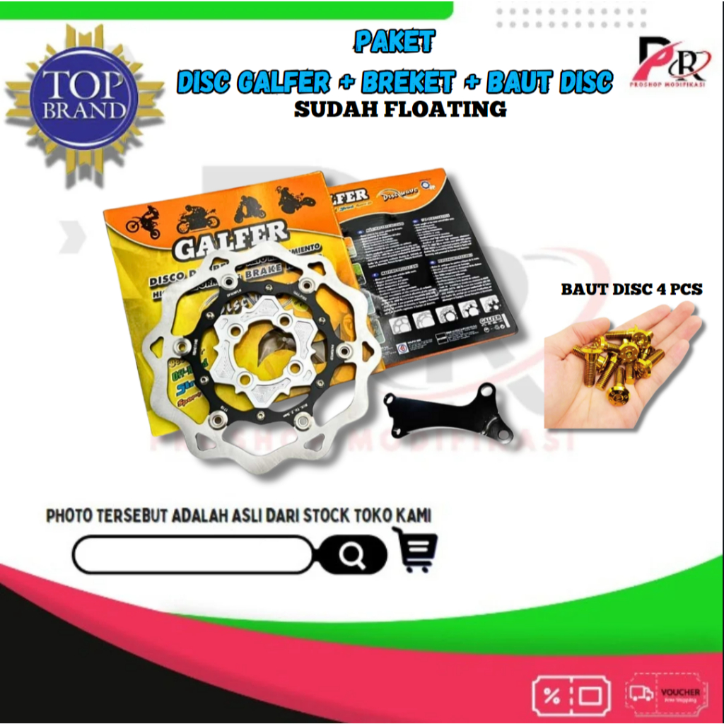 Jual Piringan Cakram Galfer Mm Vietnam Piringan Disc Vario Disc