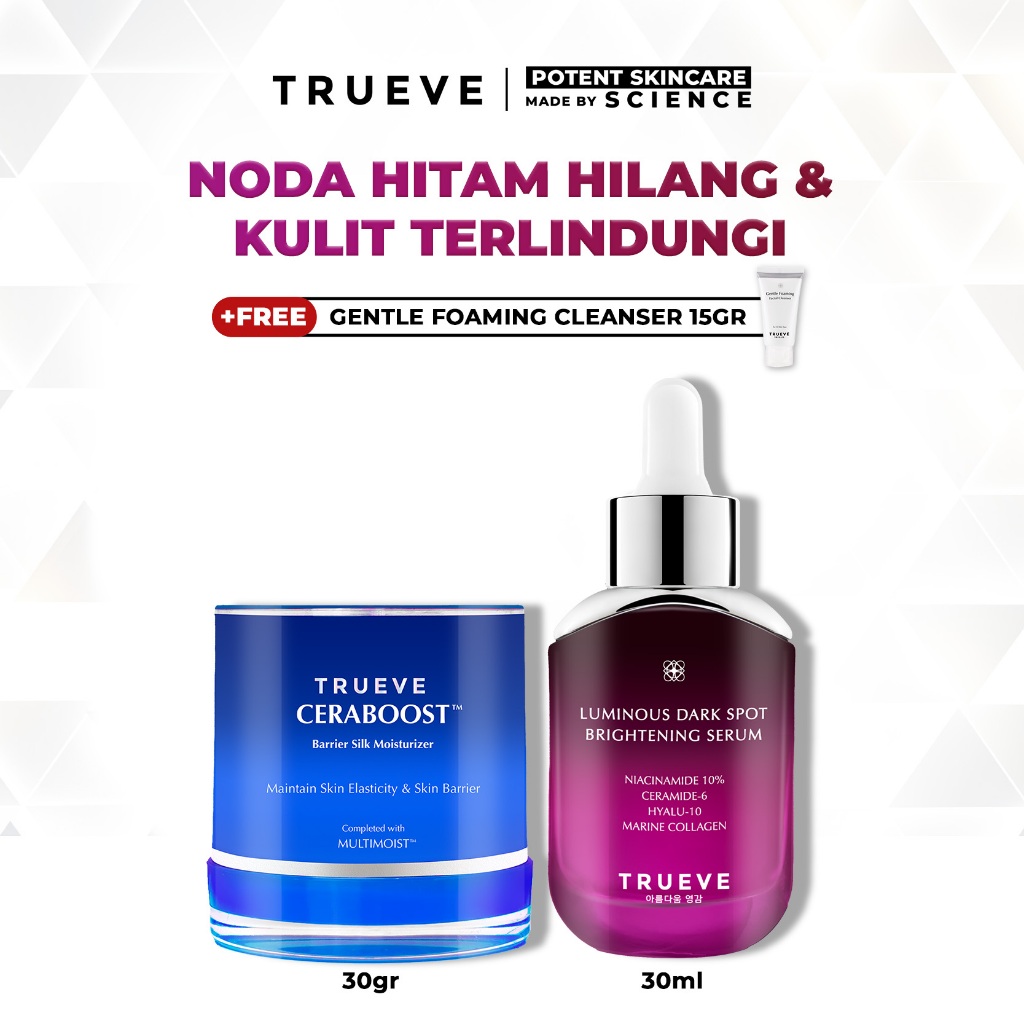 Jual TRUEVE Luminous Dark Spot Brightening Serum 10 Niacinamide 6X