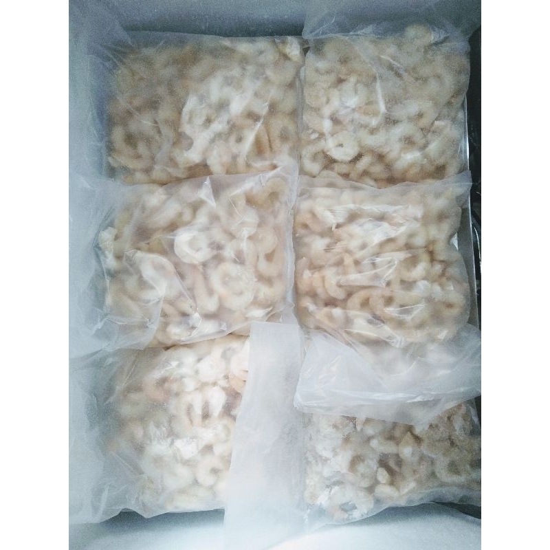 Jual Udang Kupas Fresh Beku Premium Segar Peeled Shrimp Frozen 1 Kg