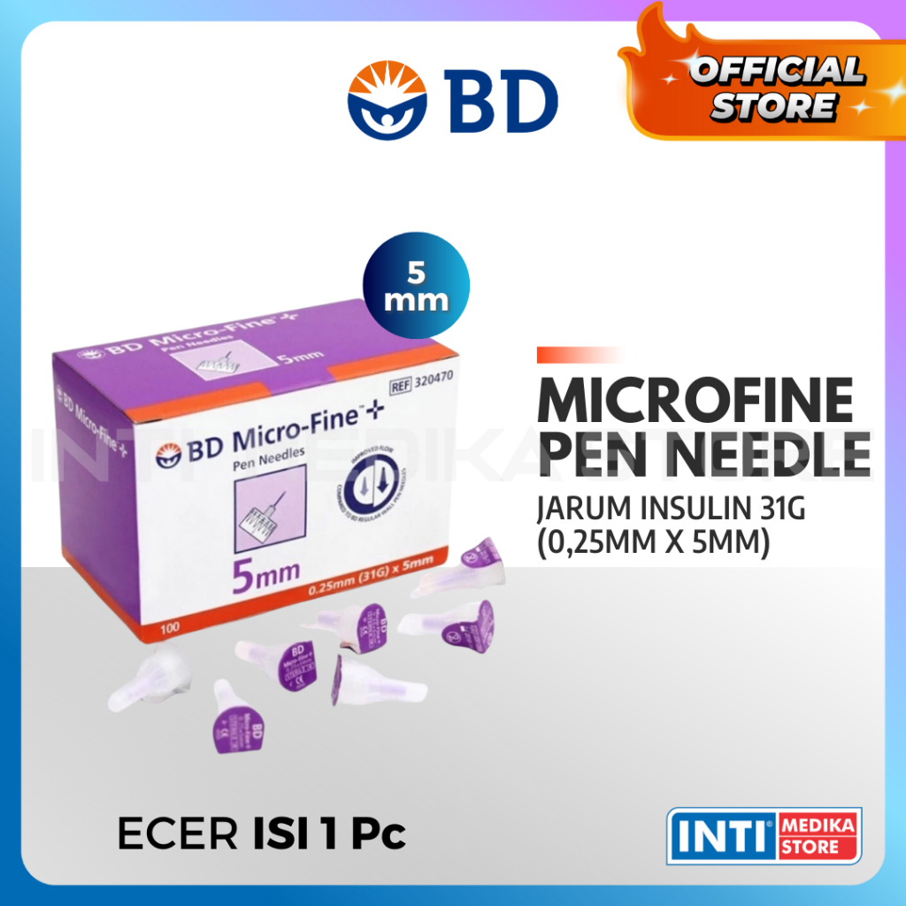 Jual Bd Jarum Insulin Pena Microfine G Pen Needle Mm Shopee