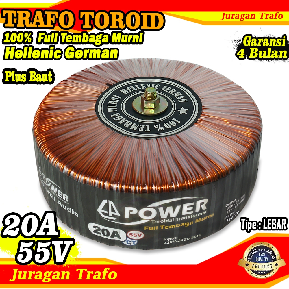 Jual Trafo Toroid Power Original A Murni V Ct V Ct Full