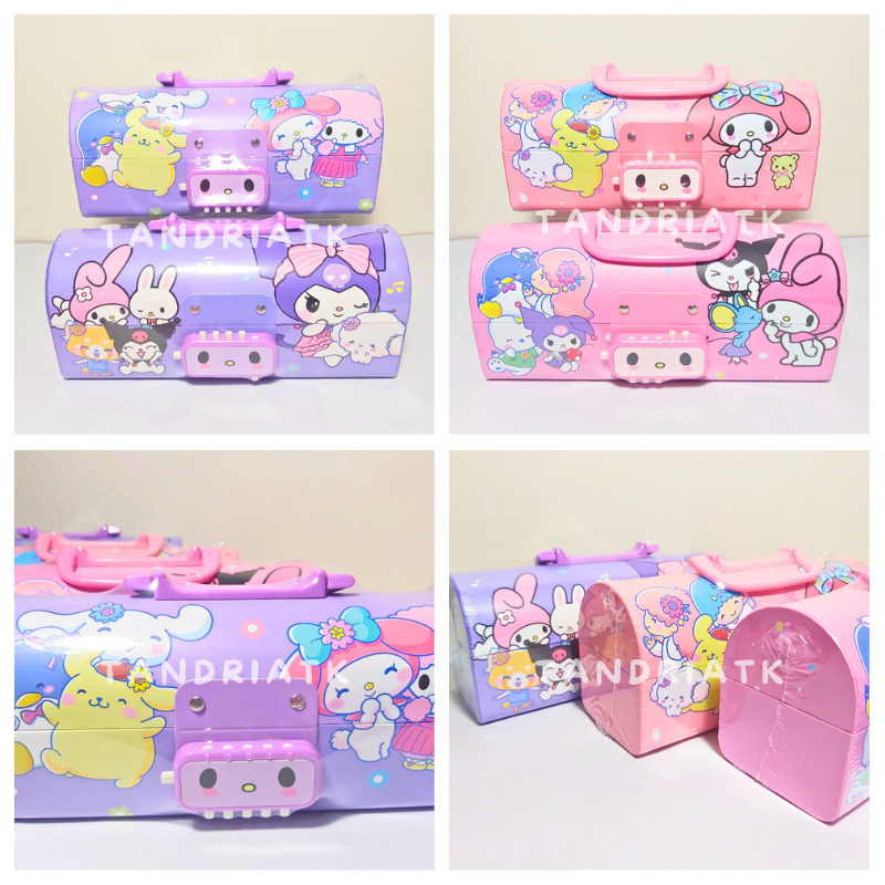 Jual Tempat Pensil Karton Model Tas Password Sanrio D Motif Kuromi