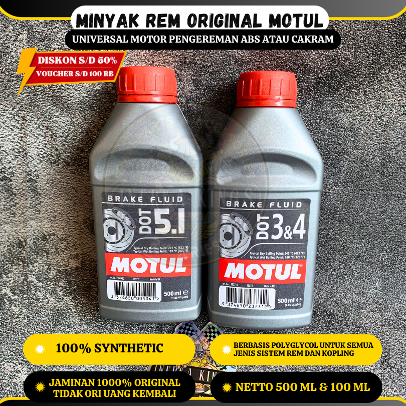 Jual Brake Fluid Cairan Oli Minyak Rem ORIGINAL MOTUL DOT 3 4 5 1