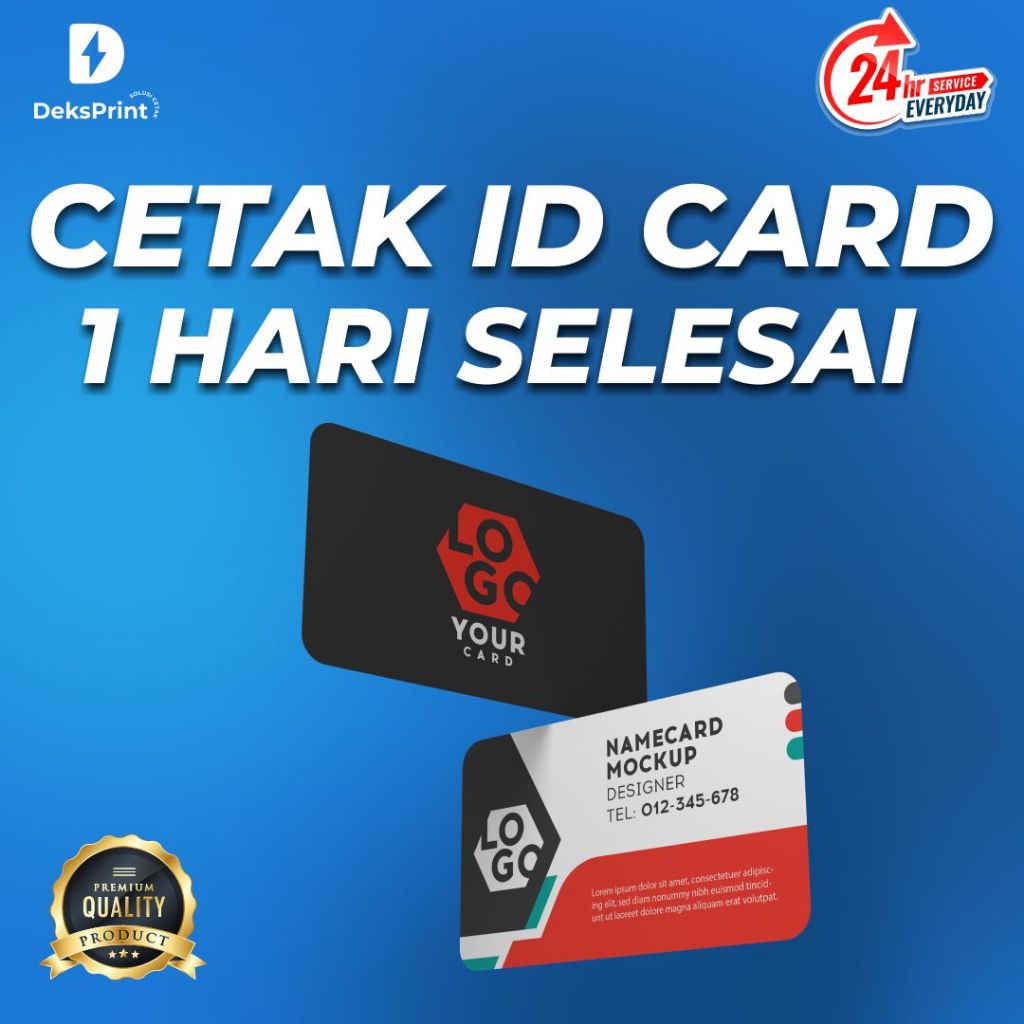 Jual Cetak Id Card Pvc Premium Kartu Member Cetak Kartu Anggota