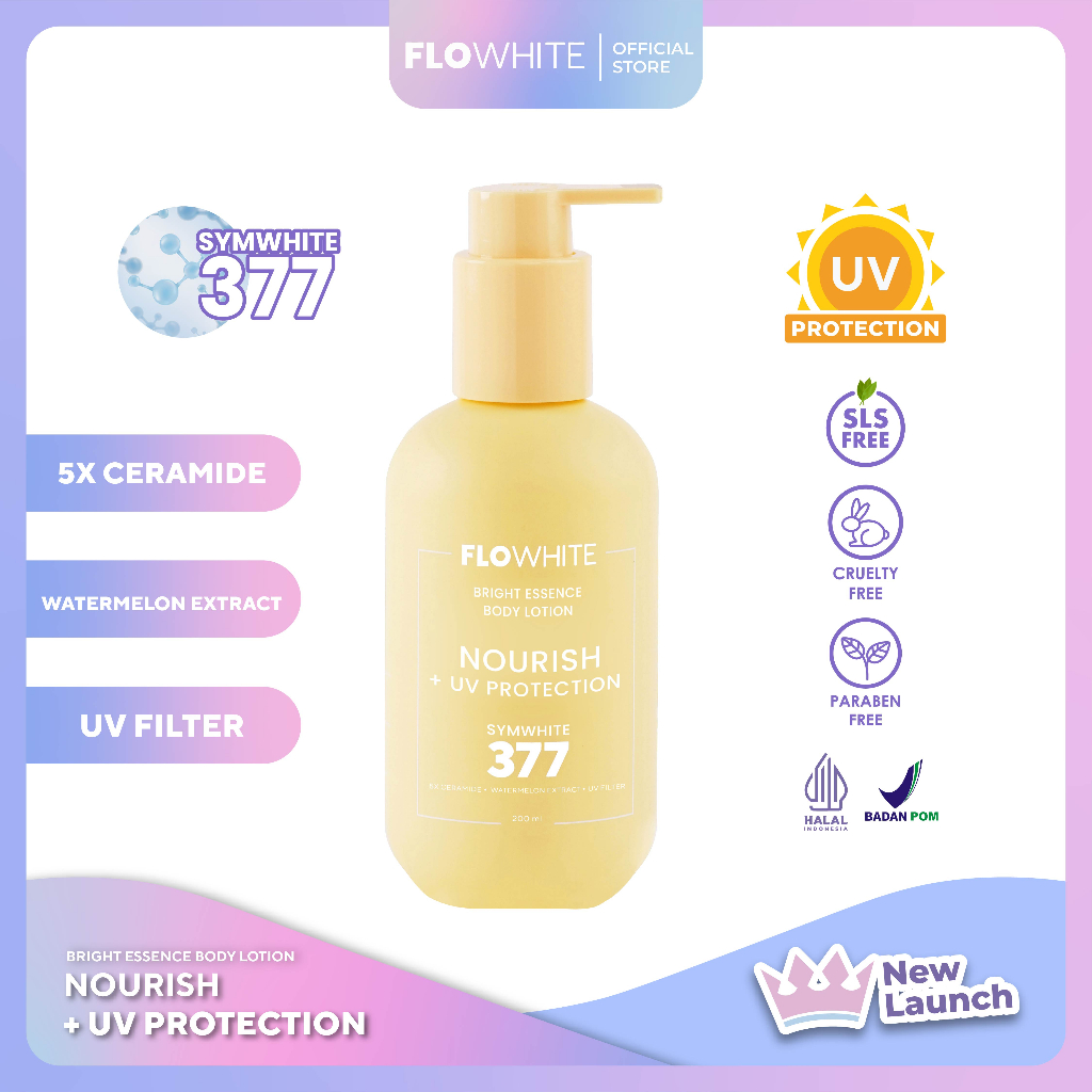 Jual FLOWHITE Bright Essence Body Lotion Nourish UV Protect 200 ML