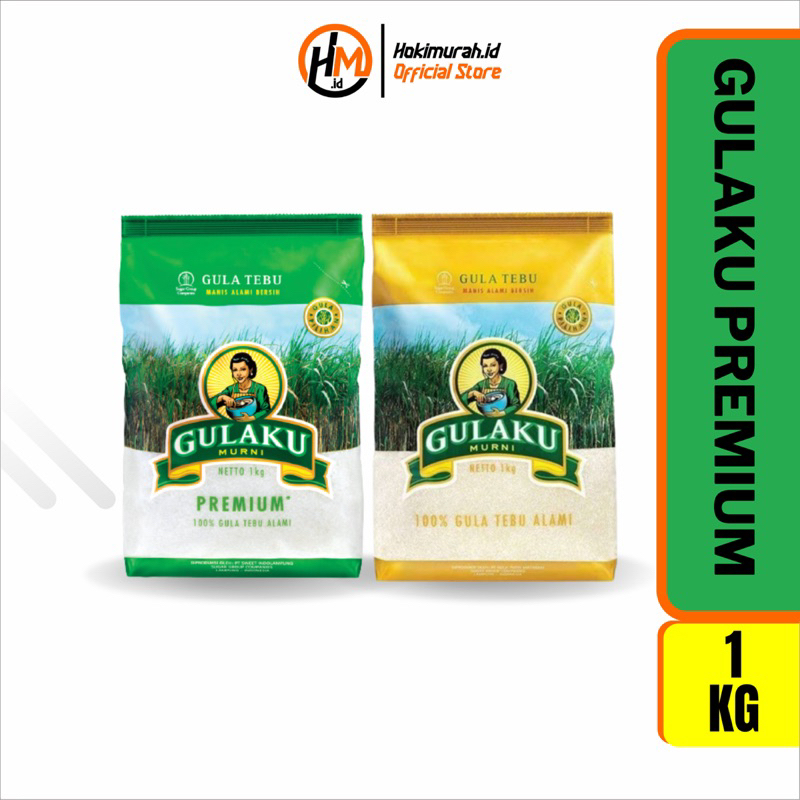 Jual Gulaku Gula Tebu Murni Hijau Kuning 1kg Shopee Indonesia