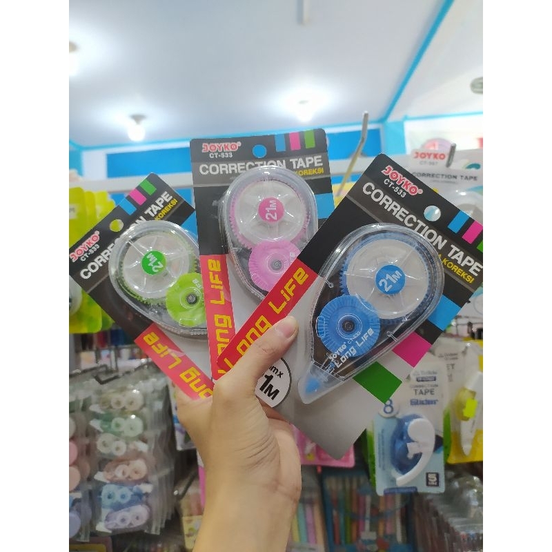 Jual Correction Tape Tip Ex Kertas Ct Joyko M Shopee Indonesia