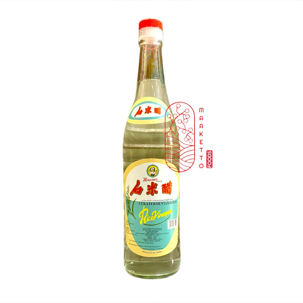 Jual Rice Vinegar Narcissus Cuka Beras Cuka Putih 600ml Shopee