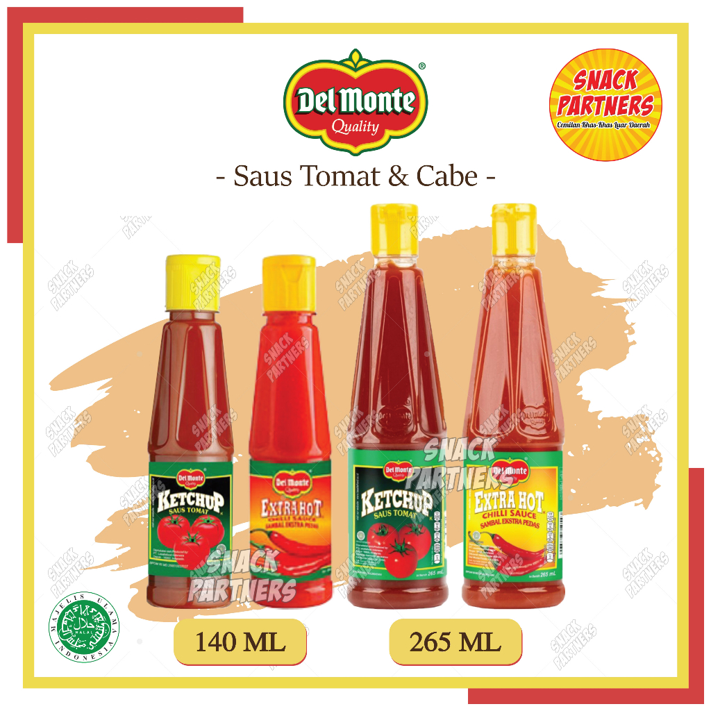 Jual Saos DELMONTE 135 265 ML DEL MONTE Botol Saus Sambel Sambal