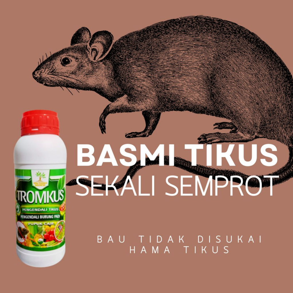 Jual Pupuk Semprot Pestisida Anti Tikus Sekali Semprot Langsung Pergi