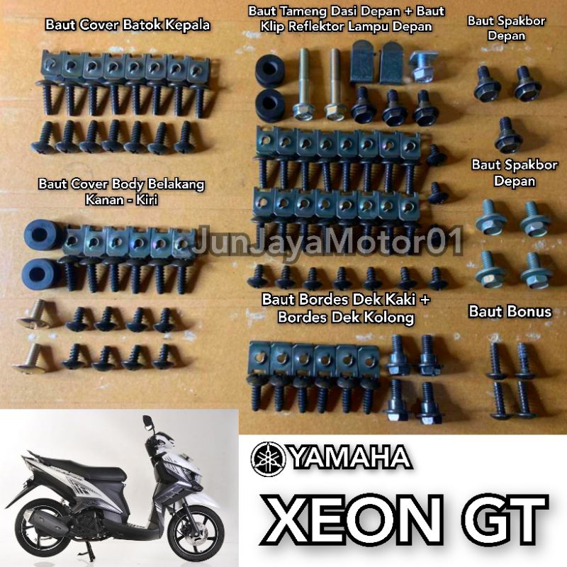 Jual Baut Lengkap Fullset Body Yamaha Xeon Gt Baut Lengkap Full Set