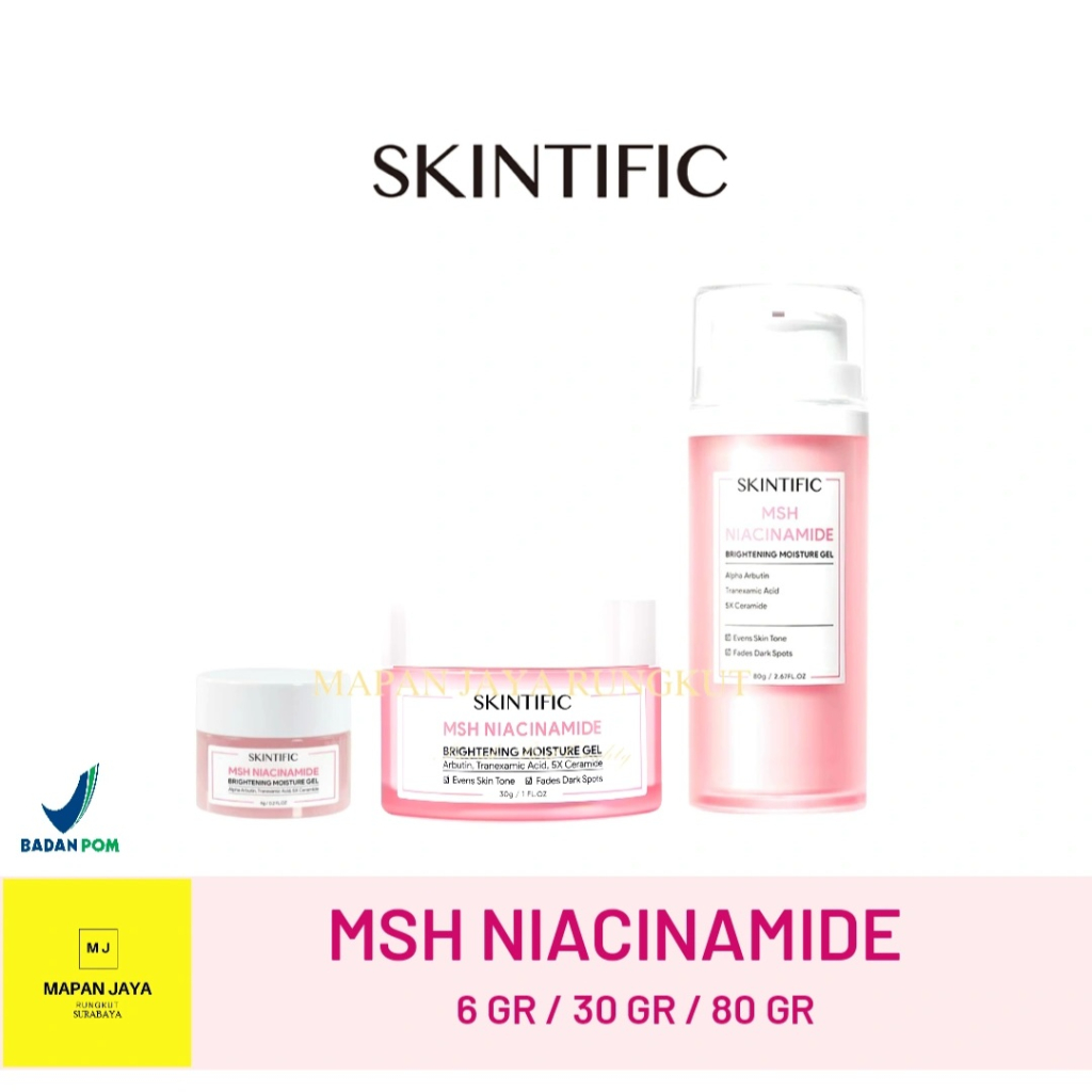 Jual SKINTIFIC MSH Niacinamide Brightening Moisturizer Glowing Moisture