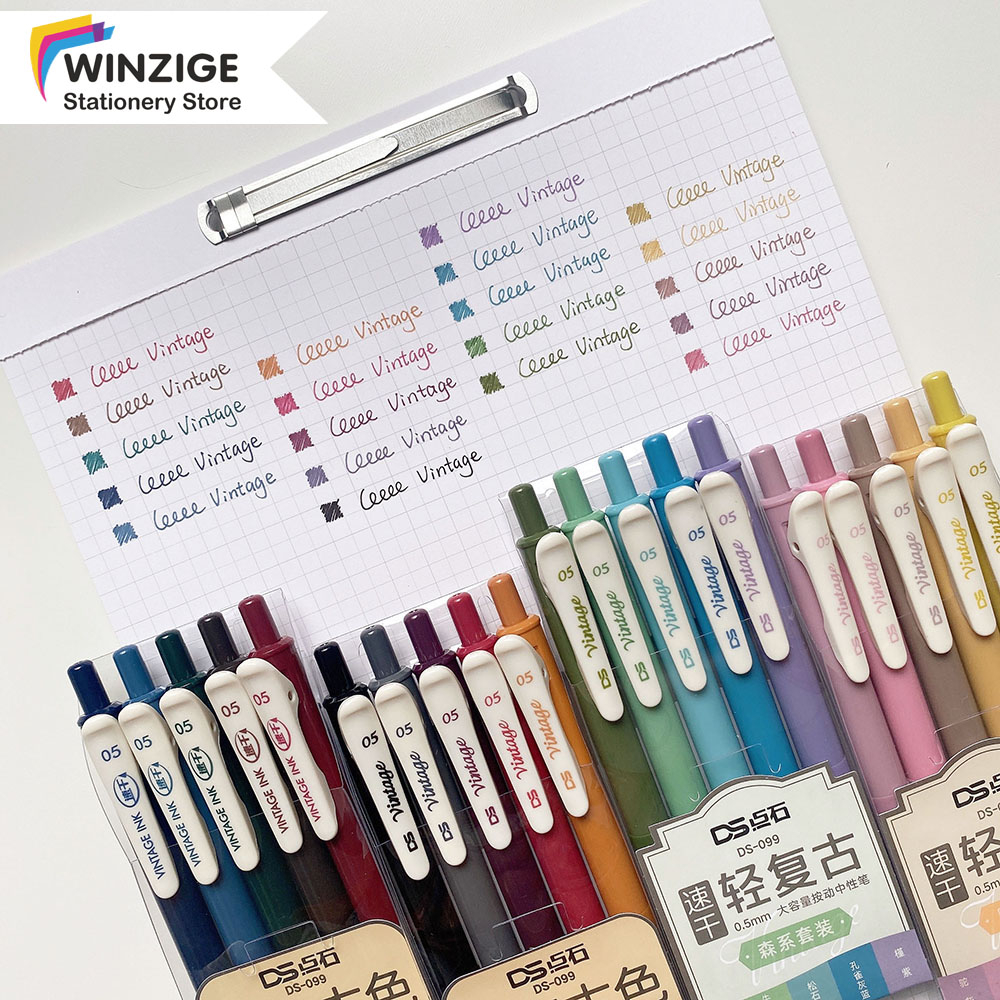 Jual Winzige Colors Pulpen Gel Mm Pulpen Warna Warni Aesthetic