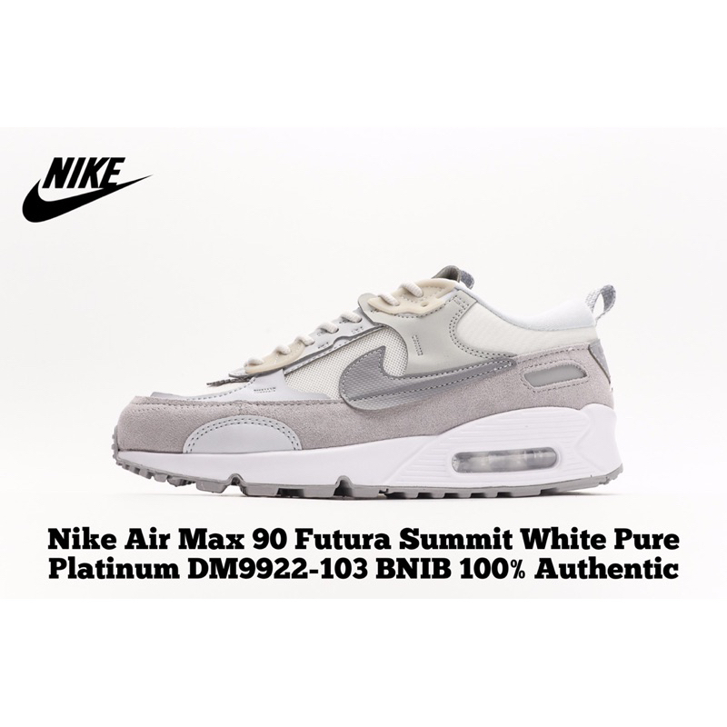 Jual Sepatu Nike Air Max 90 Futura Summit White Pure Platinum DM9922