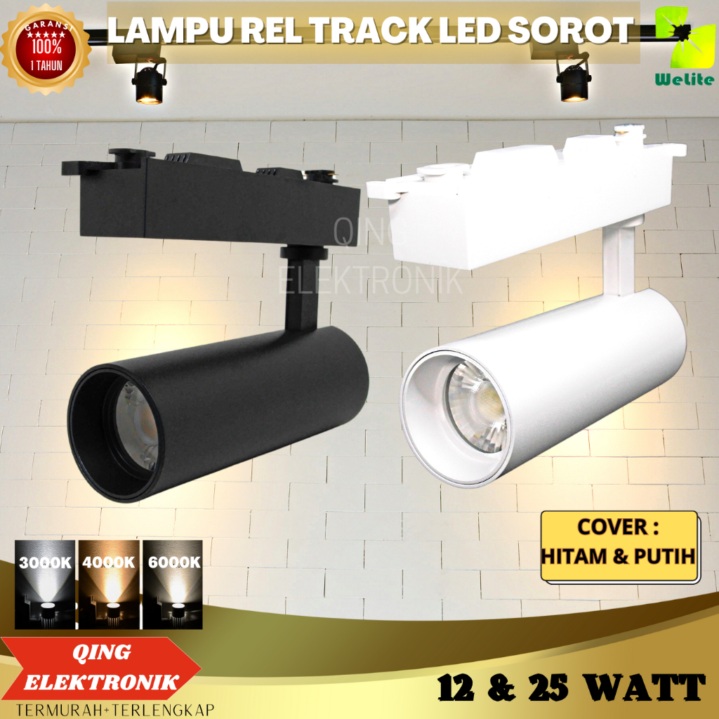 Jual Rel Lampu Sorot Lampu Tracklight Spotlight Lampu Rel Sorot Track