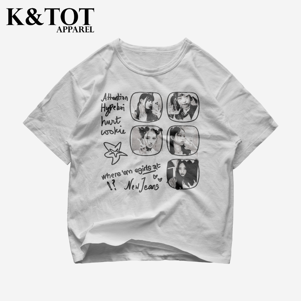 Jual KNTOT KAOS BAJU NEWJEANS VINTAGE KOREA KOREAN GIRLBAND KPOP