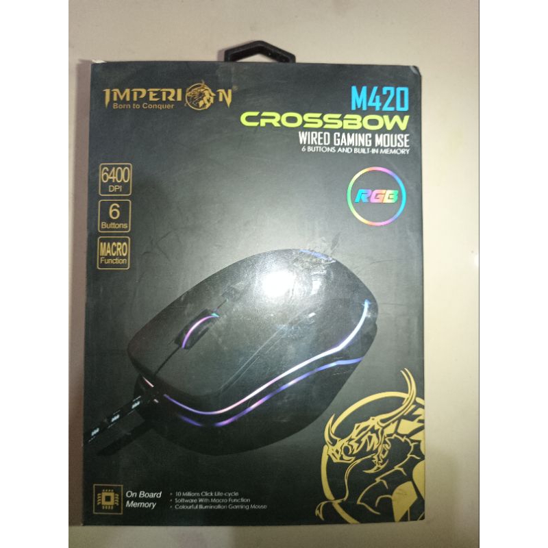 Jual Imperion M Mouse Macro Gaming Led Rgb Dbi Shopee Indonesia